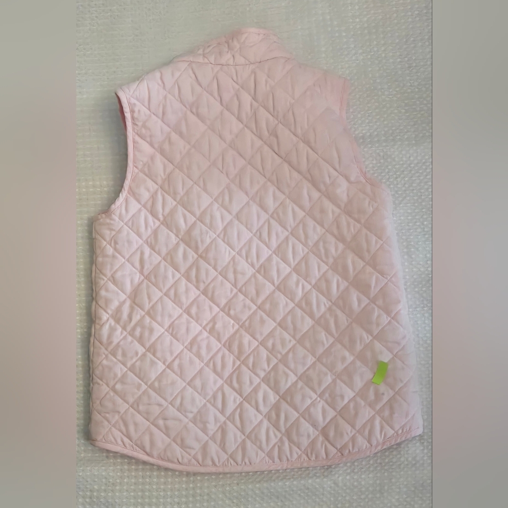 Crew Cuts / J Crew Pink Quilted Gitls Vest Size 10 *** Some Small Spots See Pics - Picture 7 of 7